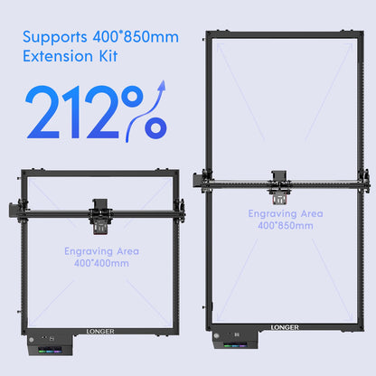 LONGER Ray5 10W Laser Engraver with Touchscreen & Offline Operation