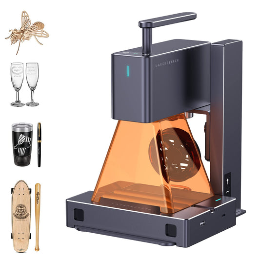 LaserPecker LP2 Portable Handheld Laser Engraver with Rotary Roller Kit
