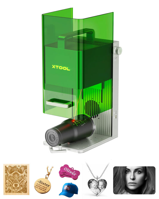xTool F1 Dual-Laser Portable Engraver for Jewelry, Metal & Wood