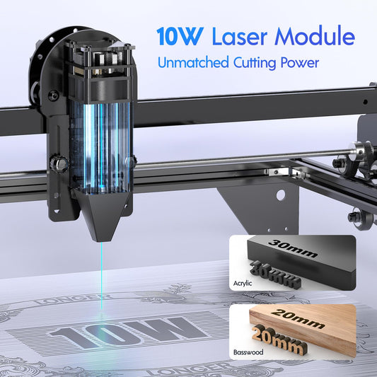 LONGER Ray5 10W Laser Engraver with Touchscreen & Offline Operation