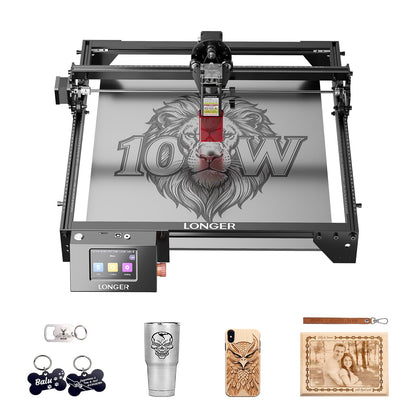 LONGER Ray5 10W Laser Engraver with Touchscreen & Offline Operation