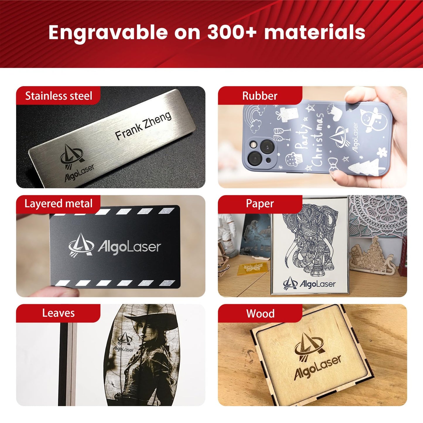 AlgoLaser 10W Touchscreen Laser Engraving Machine with AlgoOS